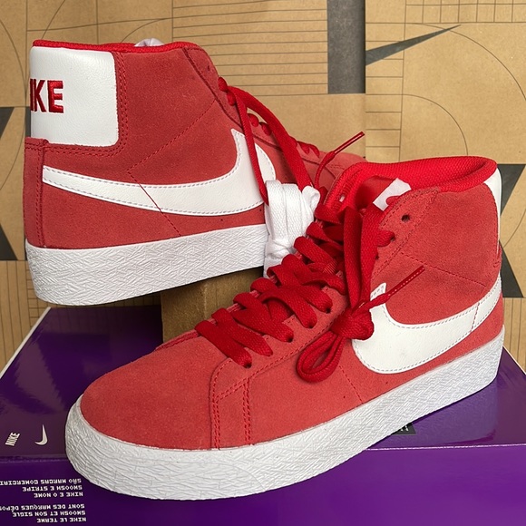 Nike SB Zoom Blazer Mid university Red/white Men’s sneakers - Picture 12 of 16